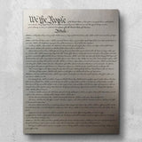 US Constitution wall art metal panel. The Constitution of the United States. Patriotic Gift, Lawmaker Gift.