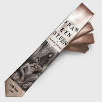 Frankenstein Necktie, Book Necktie, Frankenstein by Mary Shelley Tie, Necktie, Literary Gift