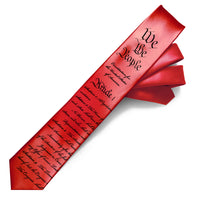 US Constitution Tie, We the People, Necktie with US Constitution. lawmaker gift, legislator gift.