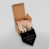 The Legend of Sleepy Hollow by Washington Irving Necktie, Book Necktie, Legend of Sleepy Hollow Tie, Necktie, Literary Gift, Gothic story, Halloween tie