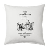 Pride and Prejudice by Jane Austen  Pillow Cover, Book pillow cover.