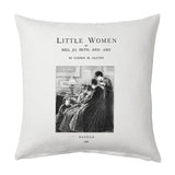 Little Women by Louisa M. Alcott Pillow Cover, Book pillow cover.