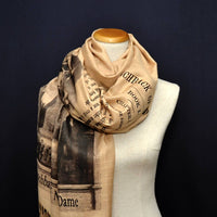 The Hunchback of Notre-Dame (Notre-Dame de Paris) by Victor Hugo Scarf/Shawl/Wrap - English version