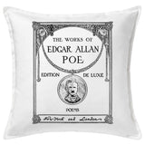 Alone by Edgar Allan Poe Pillow Cover, Book pillow cover.