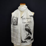 Silk Scarf, The Raven by Edgar Allan Poe  Silk scarf