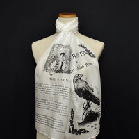 Silk Scarf, The Raven by Edgar Allan Poe  Silk scarf