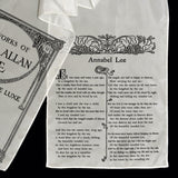 Silk Scarf, Annabel Lee by Edgar Allan Poe  Silk scarf