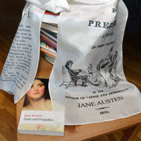 Silk Scarf, Pride and Prejudice by Jane Austen Silk Scarf