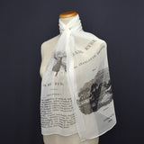 Silk Scarf, Jane Eyre by Charlotte Brontë  Silk scarf