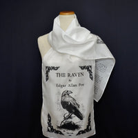 Silk Scarf, The Raven by Edgar Allan Poe  Silk scarf
