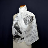 Silk Scarf, The Raven by Edgar Allan Poe  Silk scarf