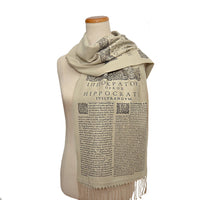 Hippocratic Oath Flannel Scarf