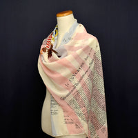 The Declaration of Independence Chiffon scarf, IN CONGRESS, July 4, 1776, US Flag, 4th of July