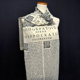 Hippocratic Oath Chiffon Scarf, Gift for Doctor, Gift for Physician,Doctor gift Idea, Graduation Gift for Dr, Physician Gift, MD gift.