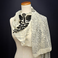 Hippocratic Oath Chiffon Scarf, Gift for Doctor, Gift for Physician,Doctor gift Idea, Graduation Gift for Dr, Physician Gift, MD gift.