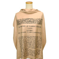Clarissa, or, the History of a Young Lady by  Samuel Richardson Shawl Scarf Wrap