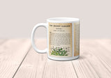 The Secret Garden by Frances Hodgson Burnett Mug. Coffee Mug with The Secret Garden Title and Book Pages,Bookish Gift,Literature Mug