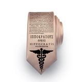 Hippocratic Oath Tie, Gift for Doctor, Gift for Physician, Doctor gift Idea, Graduation Gift for Dr, Physician Gift, MD gift, Medical Doctor