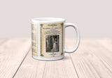 Clarissa, or, the History of a Young Lady by Samuel Richardson Mug. Coffee Mug with Clarissa book pages, Bookish Gift, Literary Mug