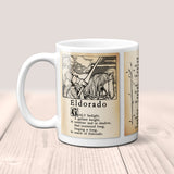 Eldorado by Edgar Allan Poe Mug. Coffee Mug with Full text of Edgar Allan Poe's "Eldorado" poem, Bookish Gift,Literature Mug