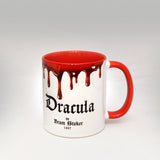 Dracula by Bram Stoker Mug. Coffee Mug with Dracula book design, Bookish Gift,Literature Mug, Book Lover Mug, Librarian gift.