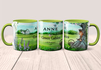 Anne of Green Gables by Lucy Maud Montgomery Mug.Coffee Mug with Anne of Green Gables book design, Bookish Gift,Literature Mug