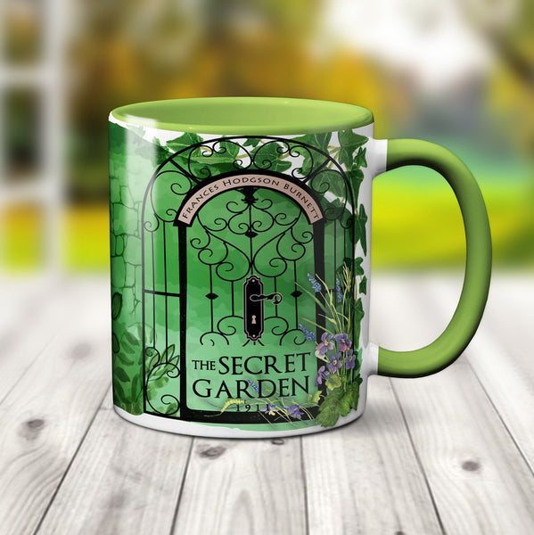 The Secret Garden by Frances Hodgson Burnett Mug. Coffee Mug with The Secret Garden book Title,Bookish Gift,Literature Mug