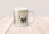 The Three Musketeers by Alexandre Dumas Mug. Coffee Mug with Three Musketeers book Title and Book Pages,Bookish Gift,Literary Mug