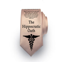Hippocratic Oath Tie(English Version), Gift for Doctor, Gift for Physician, Doctor gift Idea, Graduation Gift for Dr, Physician Gift,Necktie
