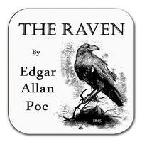 The Raven Coaster, The Raven by Edgar Allan Poe Coaster