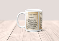 Wuthering Heights by Emily Brontë Mug. Coffee Mug with Wuthering Heights book Title and Book Pages, Bookish Gift, Literary Mug.