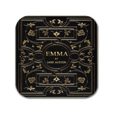 Emma by Jane Austen Coaster. Coffee Mug Coaster with Emma book design, Bookish Gift, Literary Gift