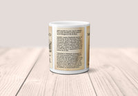 Le Comte de Monte-Cristo by Alexandre Dumas Mug. Coffee Mug with Monte-Cristo book Title and Book Pages, bookish gift, Literary Mug,Book Mug