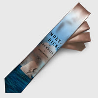 Moby-Dick Necktie, Moby-Dick; or, The Whale by Herman Melville Tie, Book Necktie.