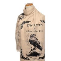 The Raven by Edgar Allan Poe  Shawl Scarf Wrap