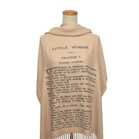 Little Women by  Louisa M. Alcott Shawl Scarf Wrap