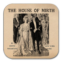 The House of Mirth by Edith Wharton Coaster. Coffee Mug Coaster with The House of Mirth book design, Bookish Gift, Literary Gift