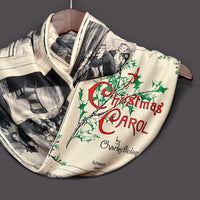 A Christmas Carol by Charles Dickens Infinity Scarf, Book Scarf, Literary Gift.