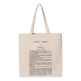 Little Women by Louisa M. Alcott tote bag. Handbag with Little Women book design. Book Bag. Library bag. Market bag