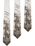 Robinson Crusoe Necktie, Book Necktie, Robinson Crusoe by Daniel Defoe Tie, Necktie, Literary Gift. Gift for men.