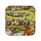 The Garden of Earthly Delights by Hieronymus Bosch Coasters. 6 coasters with The Garden of Earthly Delights puzzle-like design.