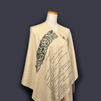 Hamlet Scarf/Shawl. William Shakespeare. The Tragedy of Hamlet, Prince of Denmark by William Shakespeare Scarf.