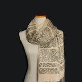Darcy's Letter to Elizabeth from "Pride and Prejudice" by Jane Austen Shawl Scarf Wrap