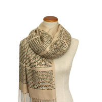 Darcy's Letter to Elizabeth from "Pride and Prejudice" by Jane Austen Shawl Scarf Wrap