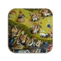 The Garden of Earthly Delights by Hieronymus Bosch Coasters. 6 coasters with The Garden of Earthly Delights puzzle-like design.