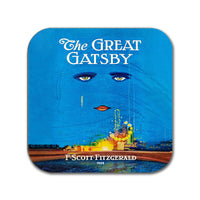 The Great Gatsby by F. Scott Fitzgerald Coaster. Coffee Mug Coaster with "The Great Gatsby" book design, Bookish Gift, Literary Gift