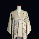The "Narrative of the Life of Frederick Douglass, an American Slave" Shawl Scarf Wrap