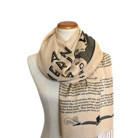 An American Tragedy by Theodore Dreiser Scarf, Bookish Gift, Literary Gift, Book Lover Scarf, Librarian gift.