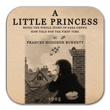 A Little Princess by Frances Hodgson Burnett Coaster. Coffee Mug Coaster with A Little Princess book design, Bookish Gift, Literary Gift
