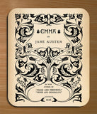 Emma by Jane Austen Mouse pad. Literary Mousepad with Emma book design, Bookish Gift, Literary Gift,Jane Austen